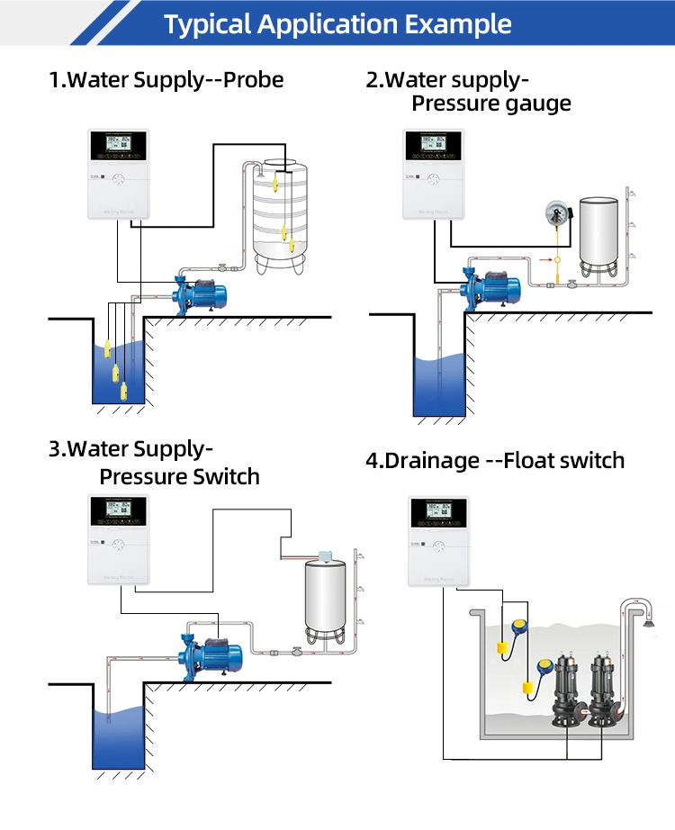 Single Phase Tank 3kw Water Pump Control Panel